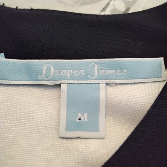 Draper James 3/4 Sleeve Honeycomb Persley Dress in Blue Multi - M - Picture 11 of 16